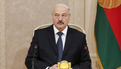 MINSK, BELARUS - APRIL 6, 2018: Belarus' President Alexander Lukashenko attends an extended meeting of the CIS (Commonwealth of Independent States) Council of Foreign Ministers. Alexander Shcherbak/TASS

Áåëîðóññèÿ. Ìèíñê. 6 àïðåëÿ 2018. Ïðåçèäåíò Áåëîðóññèè Àëåêñàíäð Ëóêàøåíêî íà çàñåäàíèè Ñîâåòà ìèíèñòðîâ èíîñòðàííûõ äåë (ÑÌÈÄ) ÑÍÃ â ðàñøèðåííîì ôîðìàòå. Àëåêñàíäð Ùåðáàê/ÒÀÑÑ