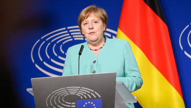 Official visit of Angela MERKEL, German Chancellor for the Presentation of the programme of activities of the German Presidency - Statement