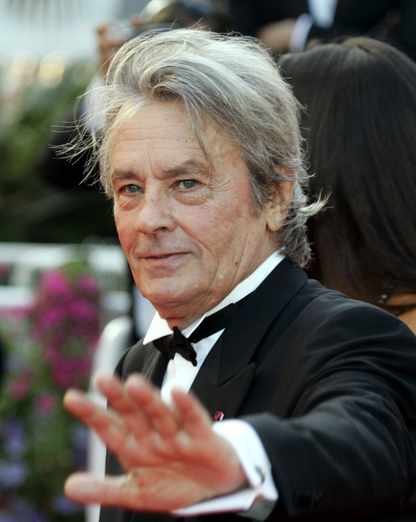 French Actor Alain Delon arrives for the screening of "Chacun Son Cinema" (To Each His Own Cinema), at the 60th International film festival in Cannes, southern France, on Sunday, May 20, 2007. (AP Photo/Andrew Medichini)