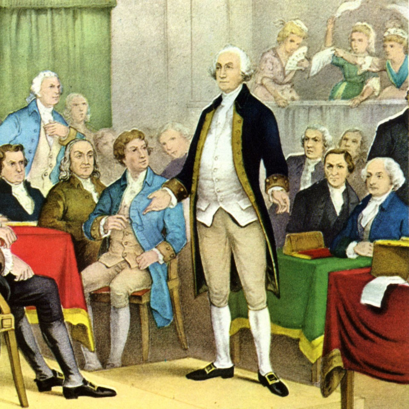 BFJ81A GEORGE WASHINGTON is appointed Commander in Chief by the Continental Congress