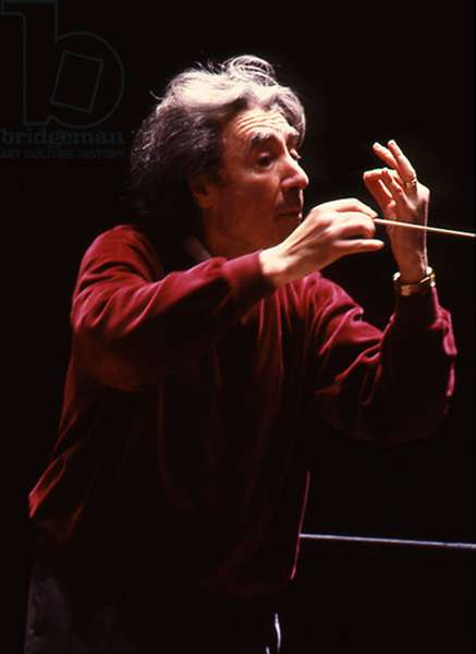 MTT5645584 Sergiu Comissiona - portrait of the Romanian conductor, January 1990. 1929 - 5 March 2005; © Thierry Martinot. All rights reserved 2023.
