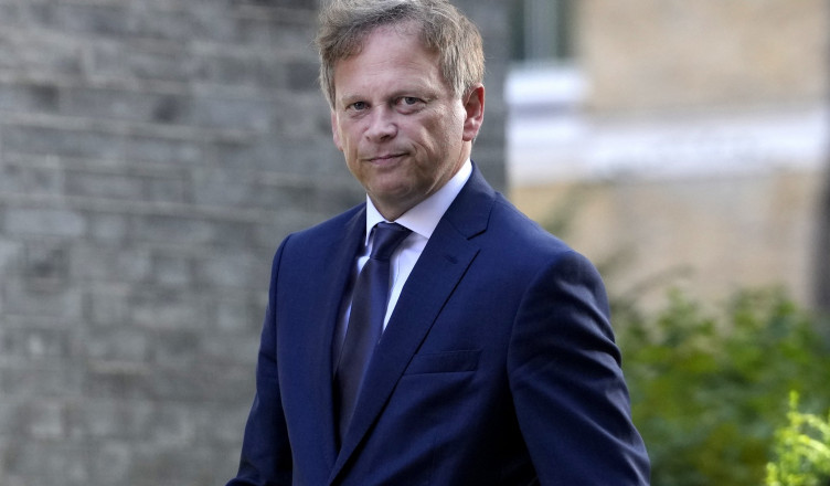 Britain's Defence Minister Grant Shapps arrives for a cabinet meeting at Downing Street in London, Tuesday, Sept. 5, 2023. It is the first Cabinet Meeting since before the Summer break. (AP Photo/Kirsty Wigglesworth)