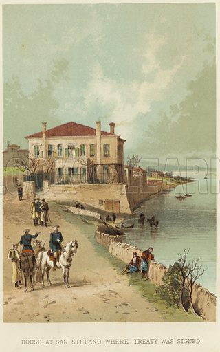 House at San Stefano where treaty was signed