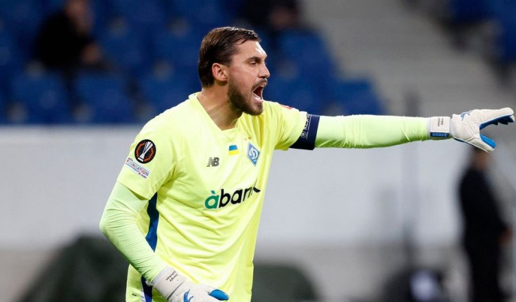 Soccer Football - Europa League - TSG 1899 Hoffenheim v Dynamo Kyiv - PreZero Arena, Sinsheim, Germany - October 3, 2024 Dynamo Kyiv's Georgiy Bushchan reacts REUTERS/Heiko Becker