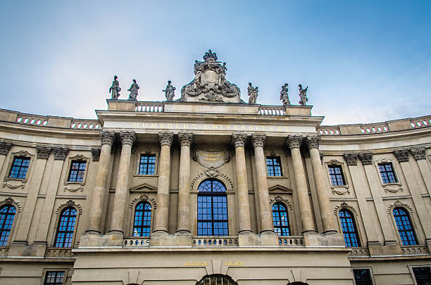 Facade of the Humboldt Univeristy building in Berlin, Germany