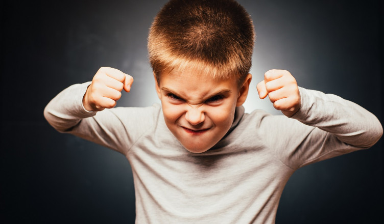 An,Agressive,Little,Boy,Shouts,At,The,Camera