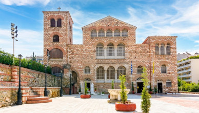 Church,Of,Saint,Dimitrios,In,Thessaloniki,,Greece