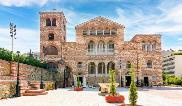 Church,Of,Saint,Dimitrios,In,Thessaloniki,,Greece